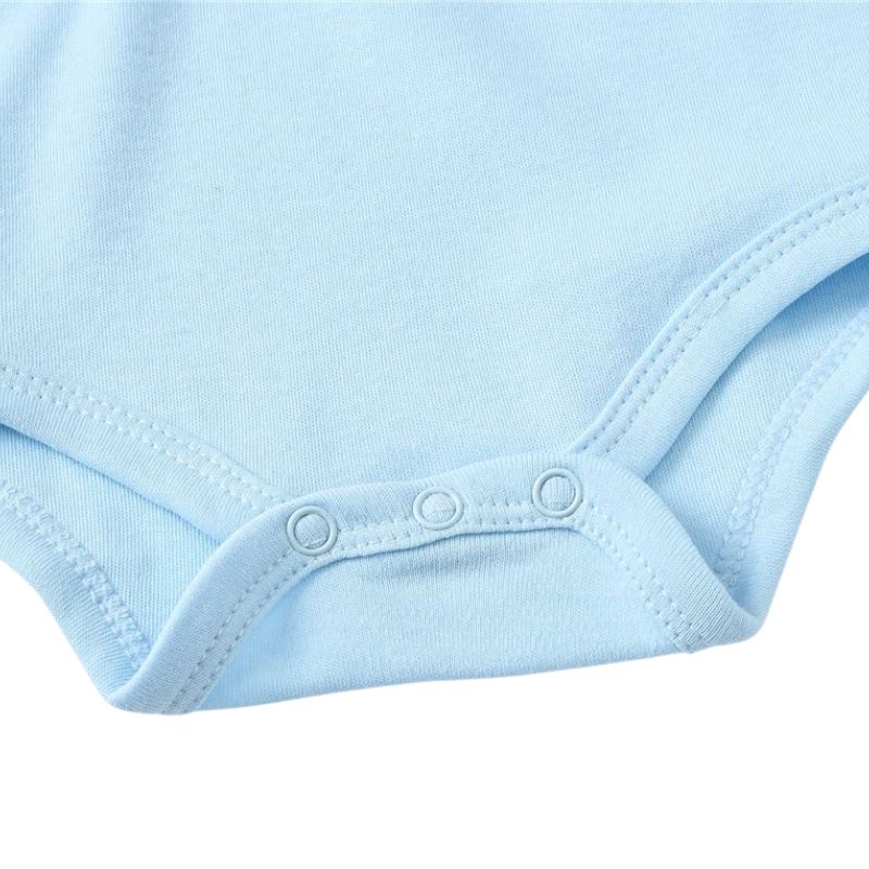 Body Infantil Manga Curta Masculino Personalizado Gentleman e Ursinho - Conjunto de até 6 Unidades