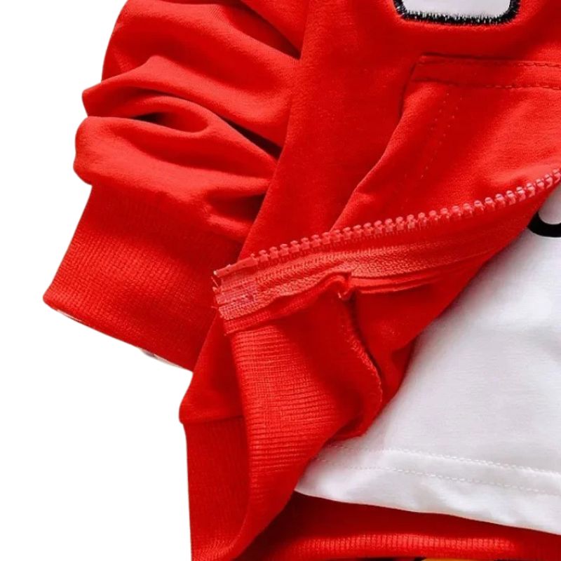 Conjunto Moletom Infantil 3 Peças Mickey