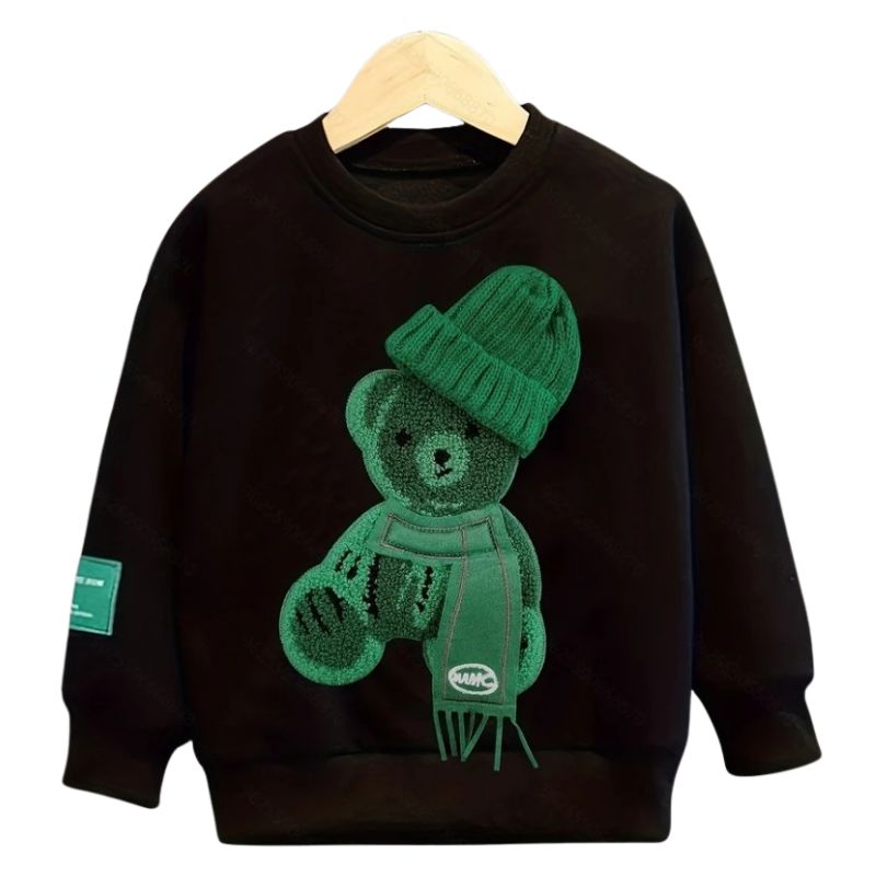 Conjunto Moletom Infantil Bordado de Ursinho