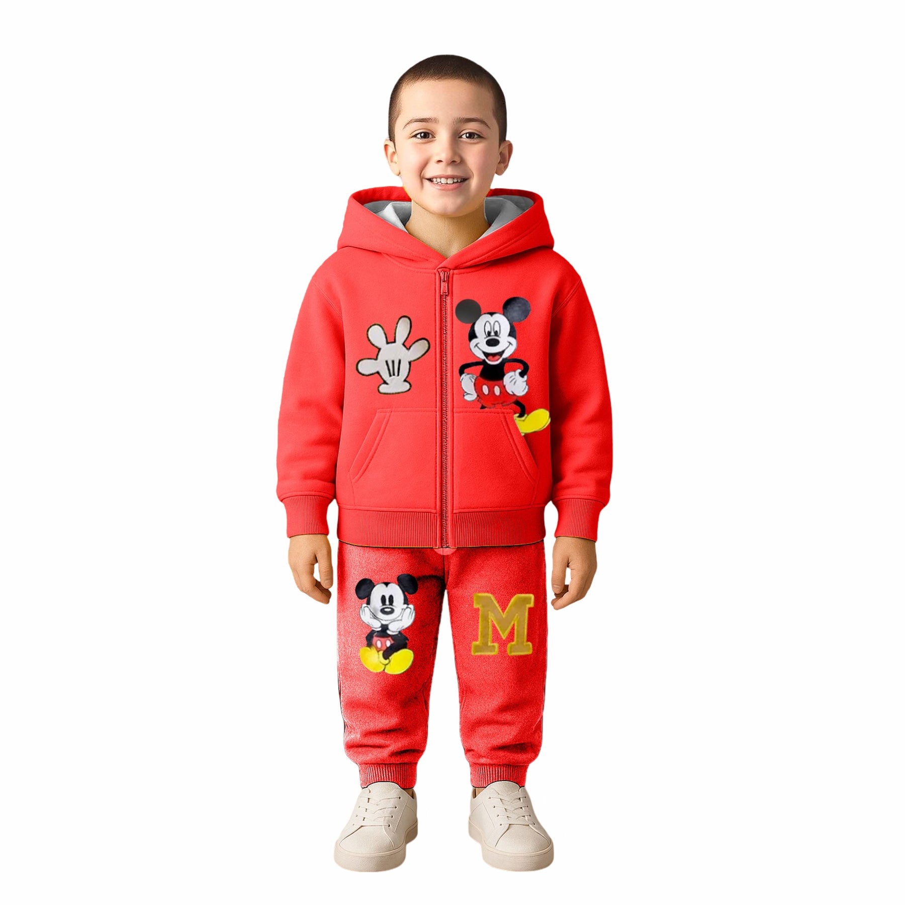 Conjunto Moletom Infantil 3 Peças Mickey