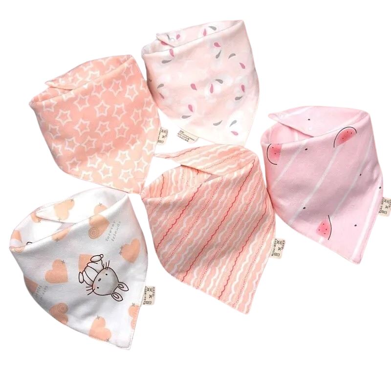 Bandana Babador para Bebê Bambino - Contém 5 peças