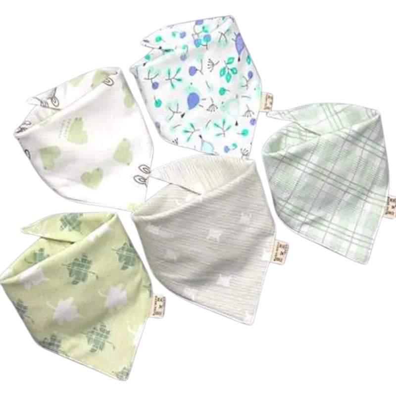 Bandana Babador para Bebê Bambino - Contém 5 peças