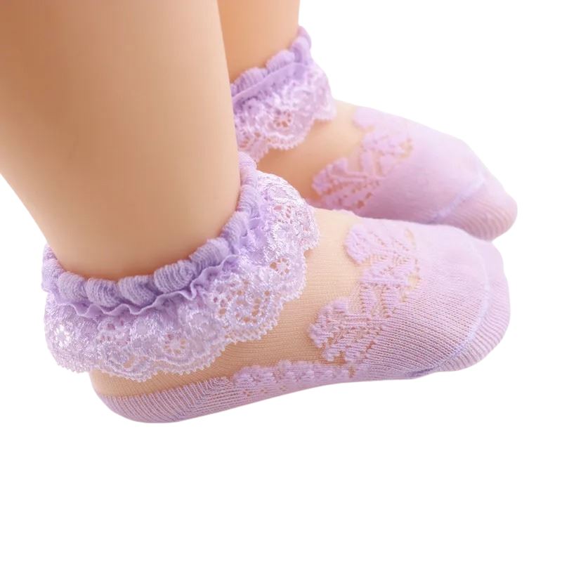 Meia em Renda Recém Nascido Bambino