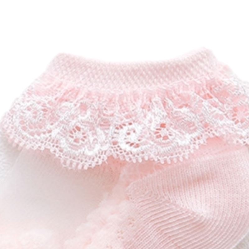 Meia em Renda Recém Nascido Bambino