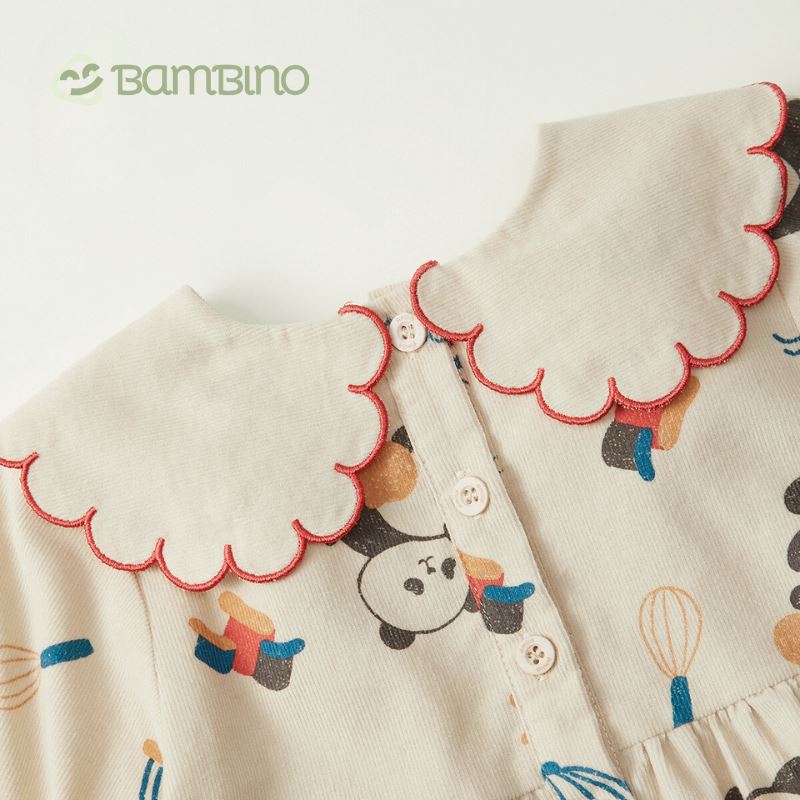 Vestido de Veludo Infantil
