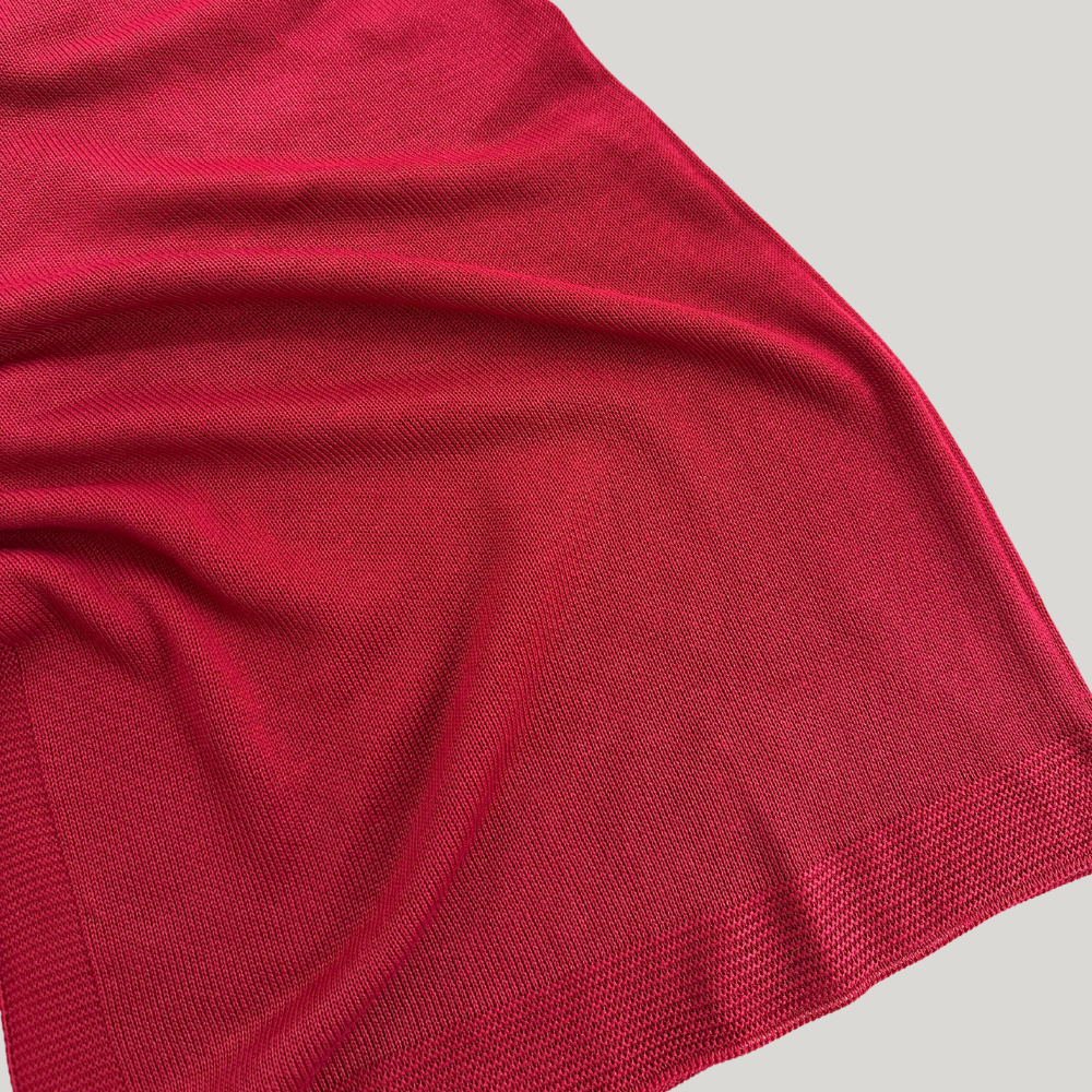 Kit Saída Maternidade Premium 4 Peças Tricot bordado Boat Listras Red