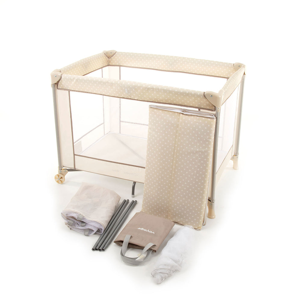 Berço Portátil Fit – 2 Alturas, Mosquiteiro e INMETRO