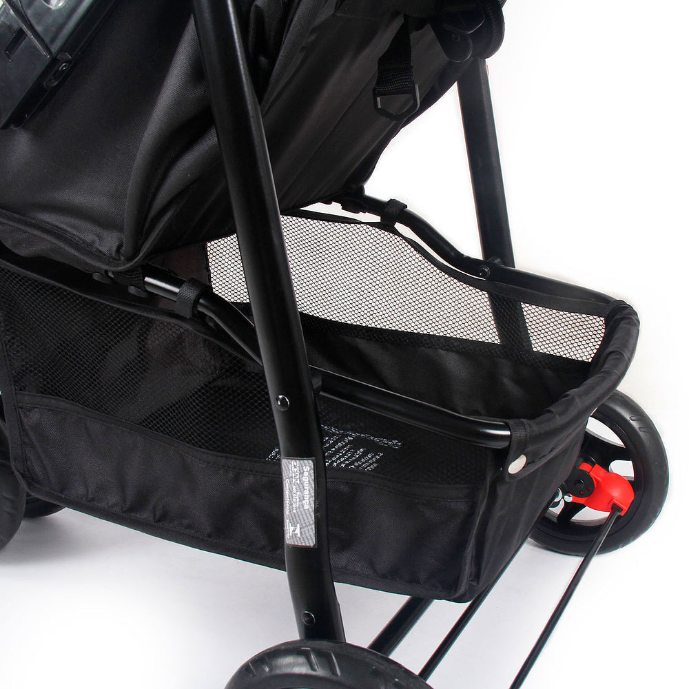 Travel System Delta Duo Pro (Conjunto de Carrinho 3 Rodas Reclinável + Bebê Conforto)