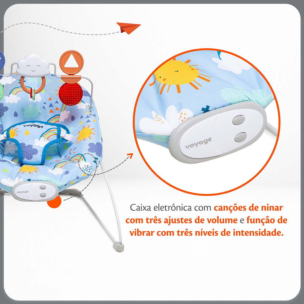 Cadeira de Descanso Bouncer Relax com Brinquedo