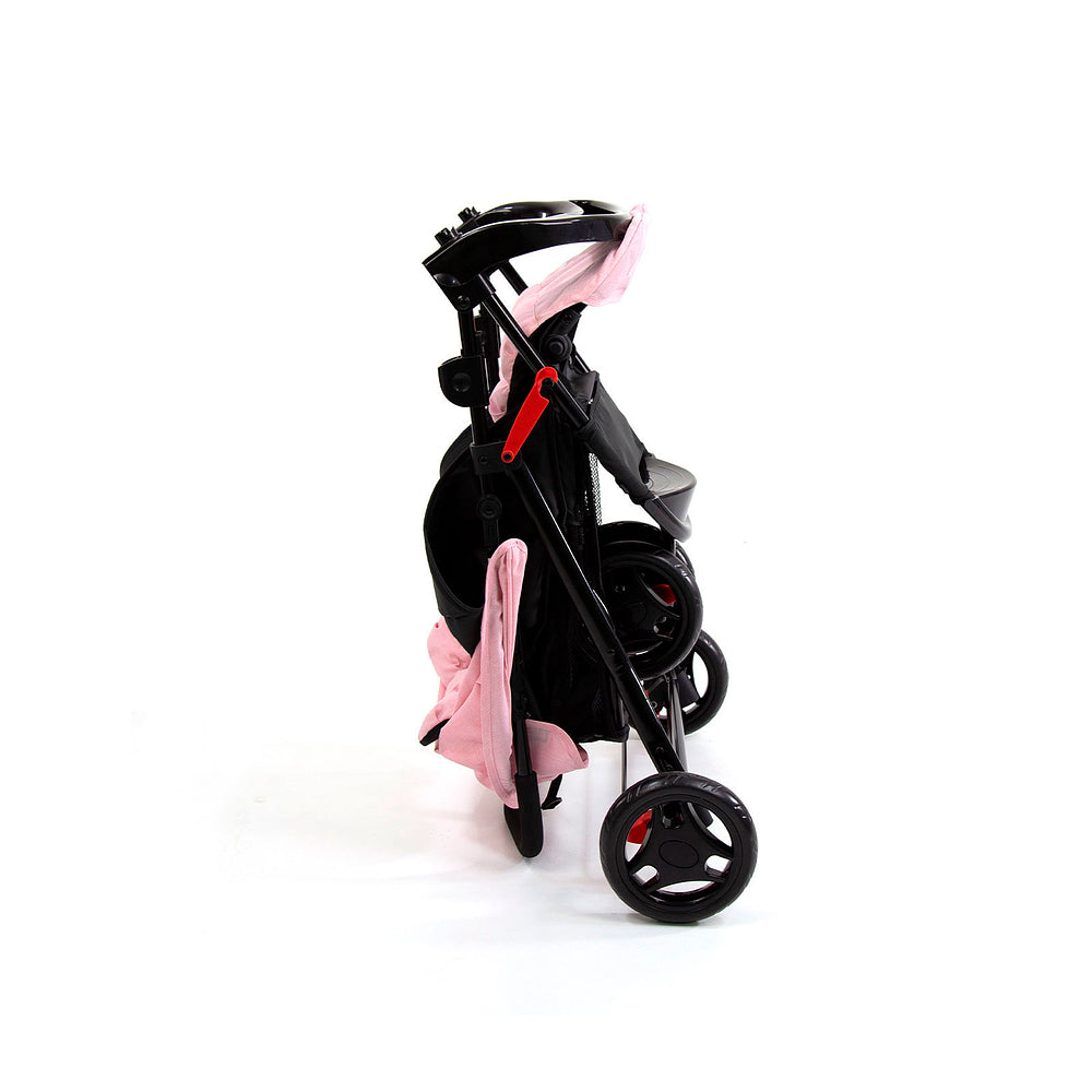 Travel System Delta Duo Pro (Conjunto de Carrinho 3 Rodas Reclinável + Bebê Conforto)
