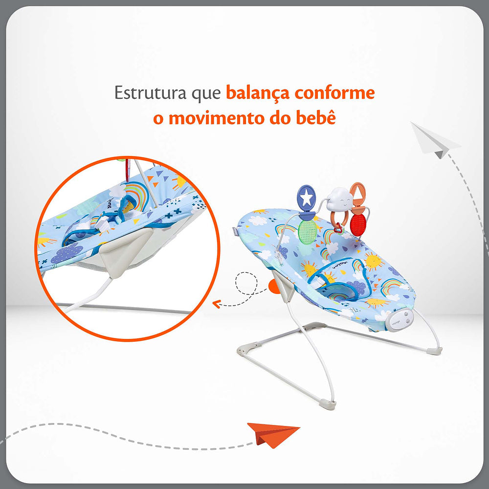 Cadeira de Descanso Bouncer Relax com Brinquedo