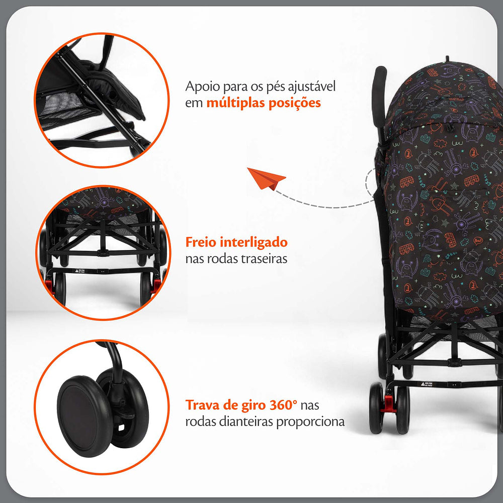 Carrinho de Bebê Umbrella Pipa