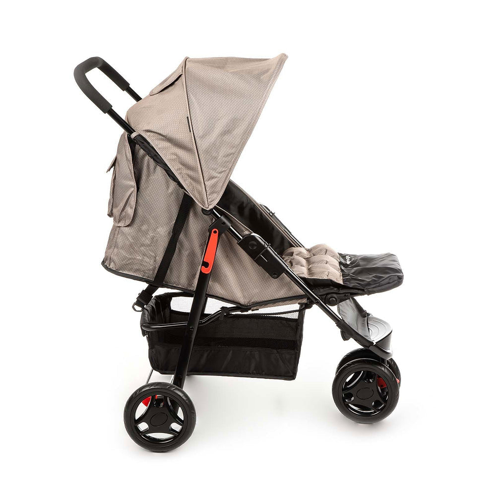 Travel System Delta Duo Pro (Conjunto de Carrinho 3 Rodas Reclinável + Bebê Conforto)