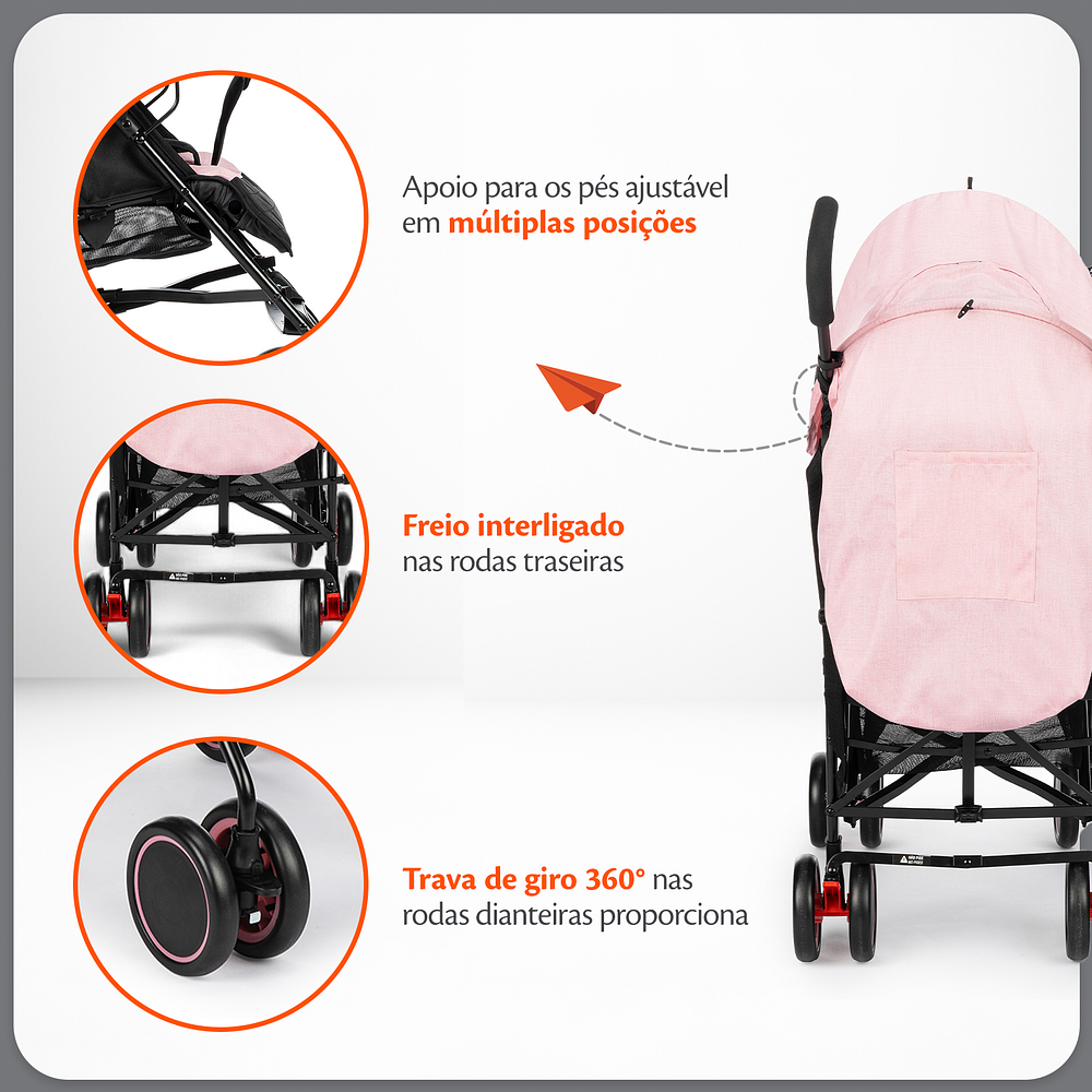 Carrinho de Bebê Umbrella Pipa