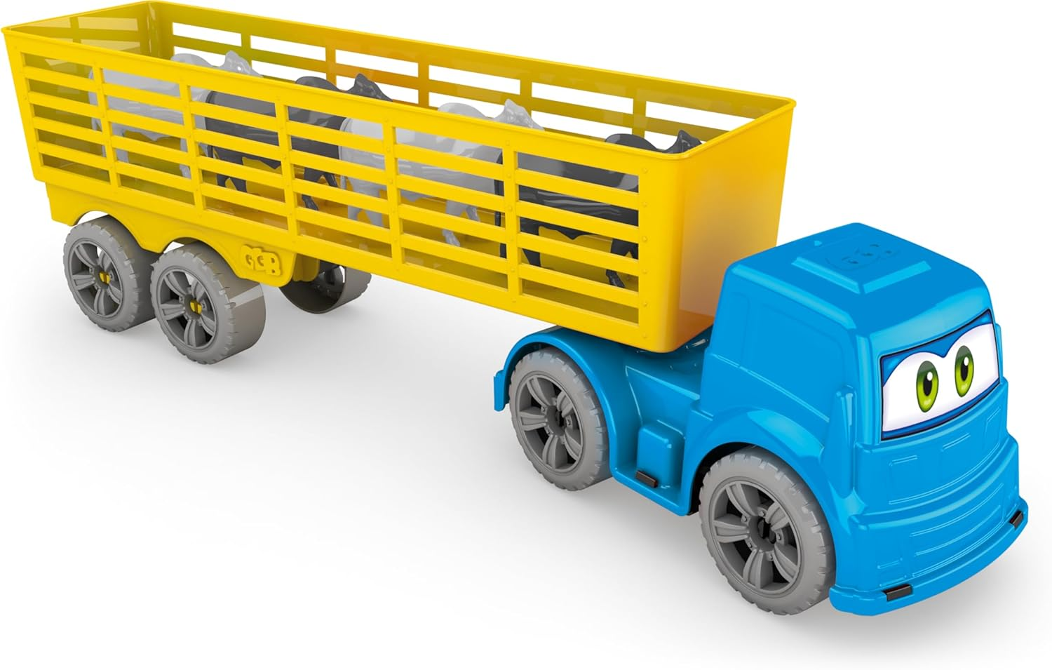 Caminhão Boiadeiro Carreta com Bois, GGB Plast