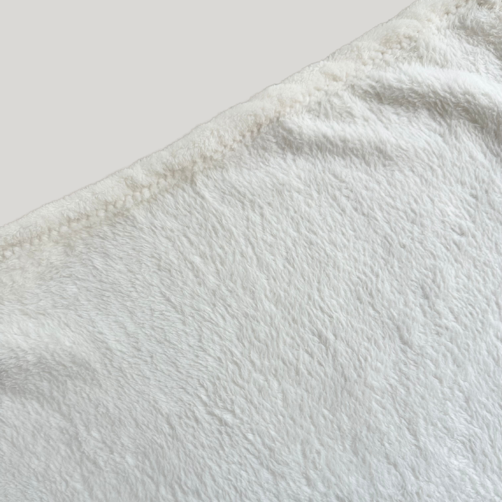 Cobertor Bebê Com Capuz Bear Off White