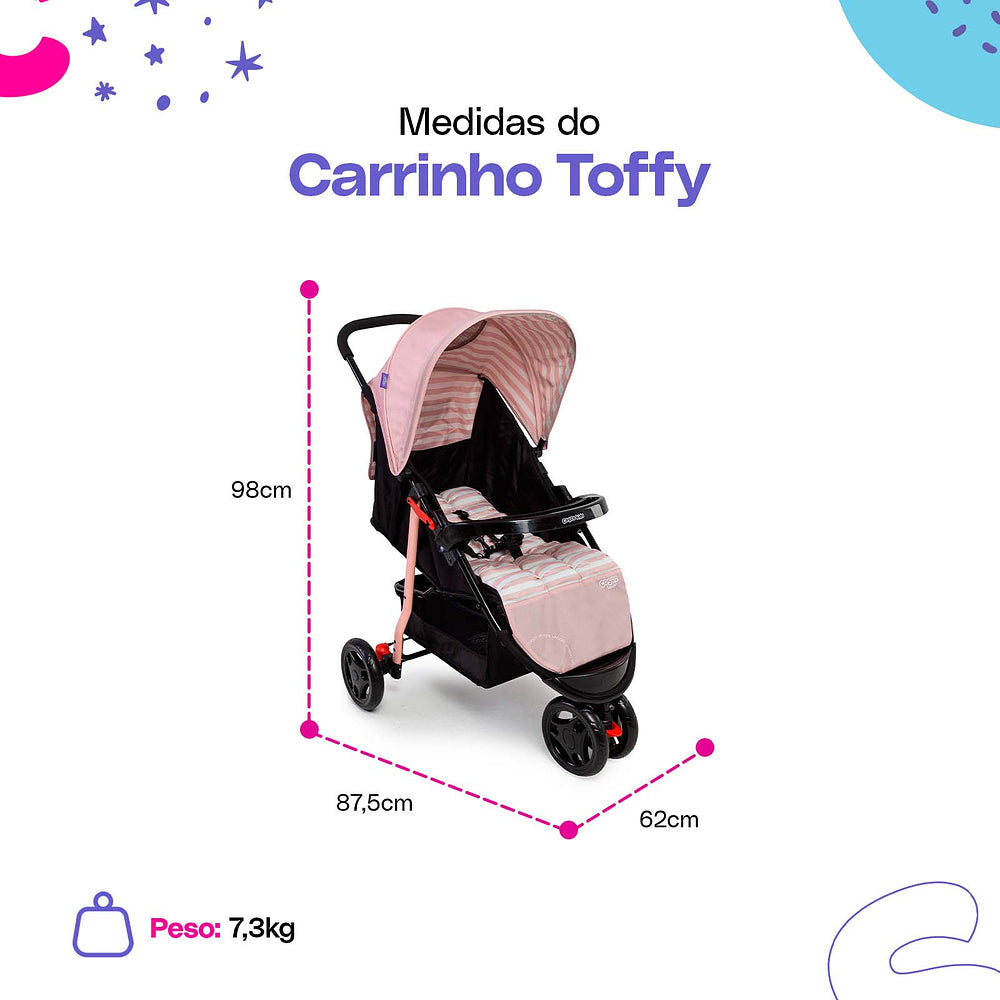 Carrinho de Bebê Toffy