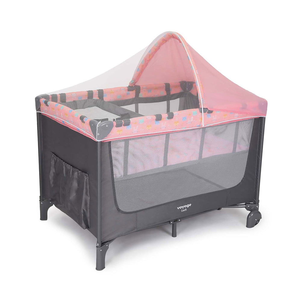 Berço Portátil Luck – 2 Posições, Trocador e Mosquiteiro