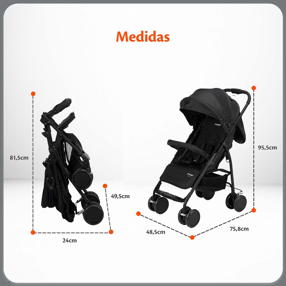 Carrinho de Bebê Compacto Bossa