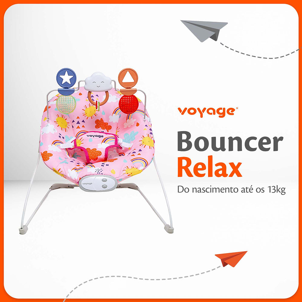 Cadeira de Descanso Bouncer Relax com Brinquedo