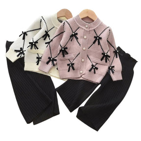 Conjunto Cardigan Infantil Feminino