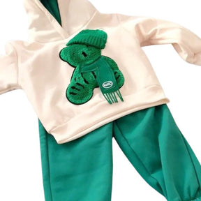 Conjunto Moletom Infantil Bordado de Ursinho