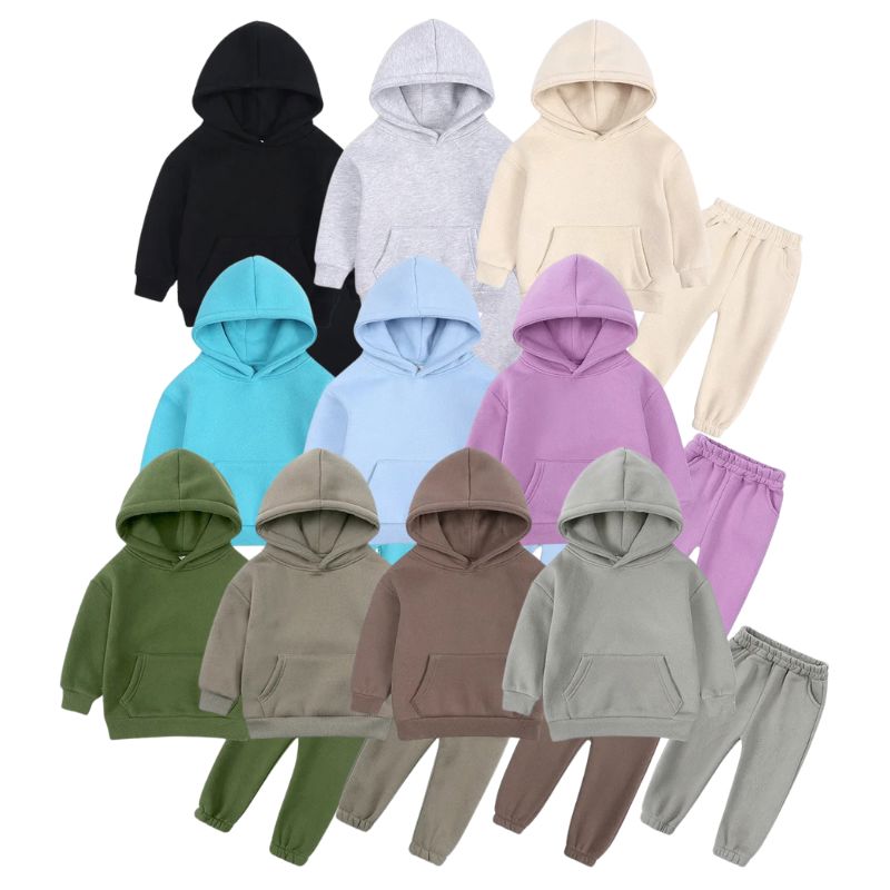 Conjunto Moletom Infantil Canguru Liso