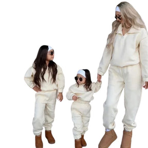 Conjunto Moletom Infantil Gola Alta com Zíper