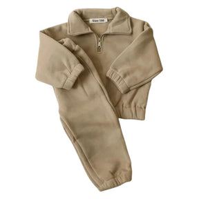 Conjunto Moletom Infantil Gola Alta com Zíper