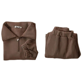 Conjunto Moletom Infantil Gola Alta com Zíper