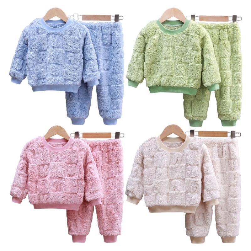 Conjunto Blusa Calça Lã Infantil