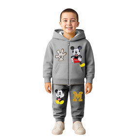 Conjunto Moletom Infantil 3 Peças Mickey