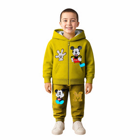 Conjunto Moletom Infantil 3 Peças Mickey