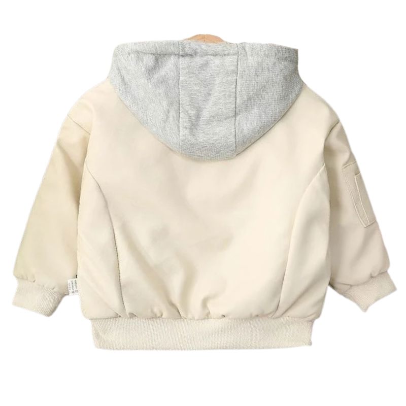 Jaqueta Couro Infantil Masculina com Capuz