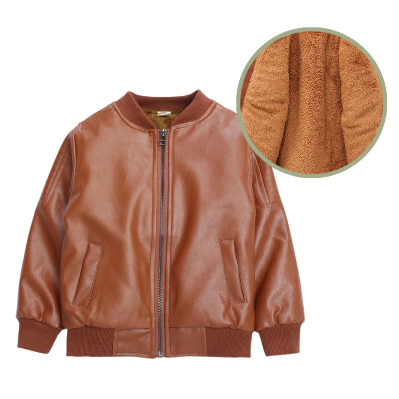 Jaqueta de Couro Infantil Masculina