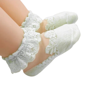 Meia em Renda Recém Nascido Bambino