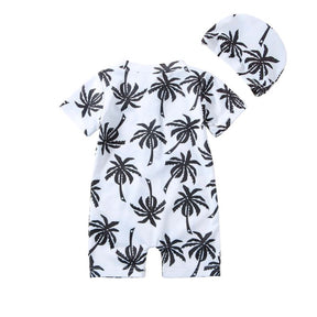 Roupa de Praia Palmeira Infantil + Touca de Brinde