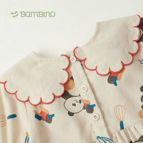 Vestido de Veludo Infantil