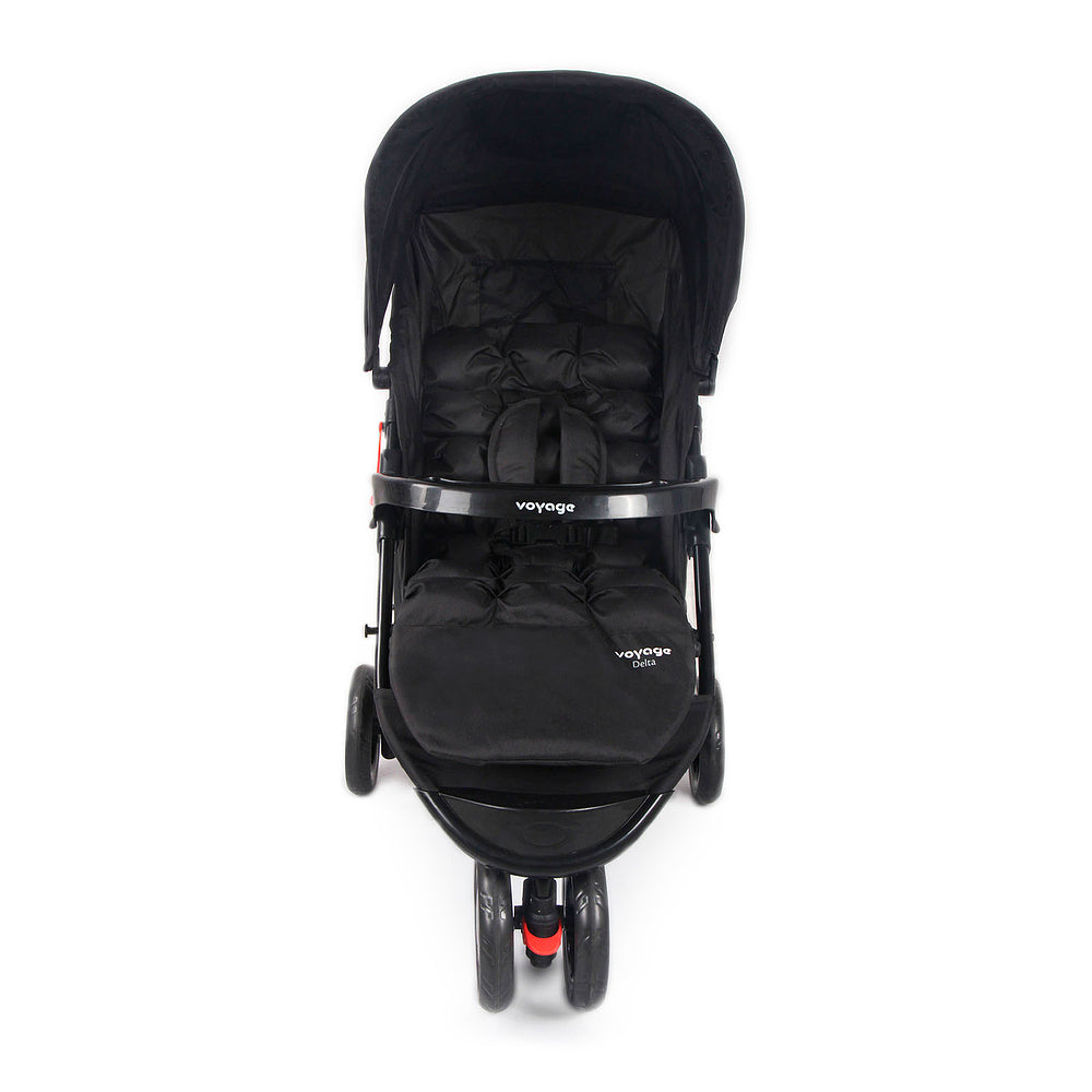 Travel System Delta Duo Pro (Conjunto de Carrinho 3 Rodas Reclinável + Bebê Conforto)
