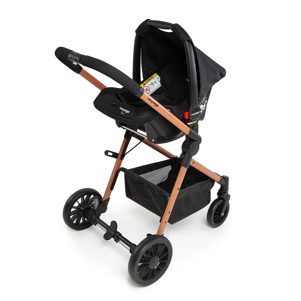 Travel System Prestige Duo ( Conjunto de Carrinho + Bebê Conforto) com Assento Removível