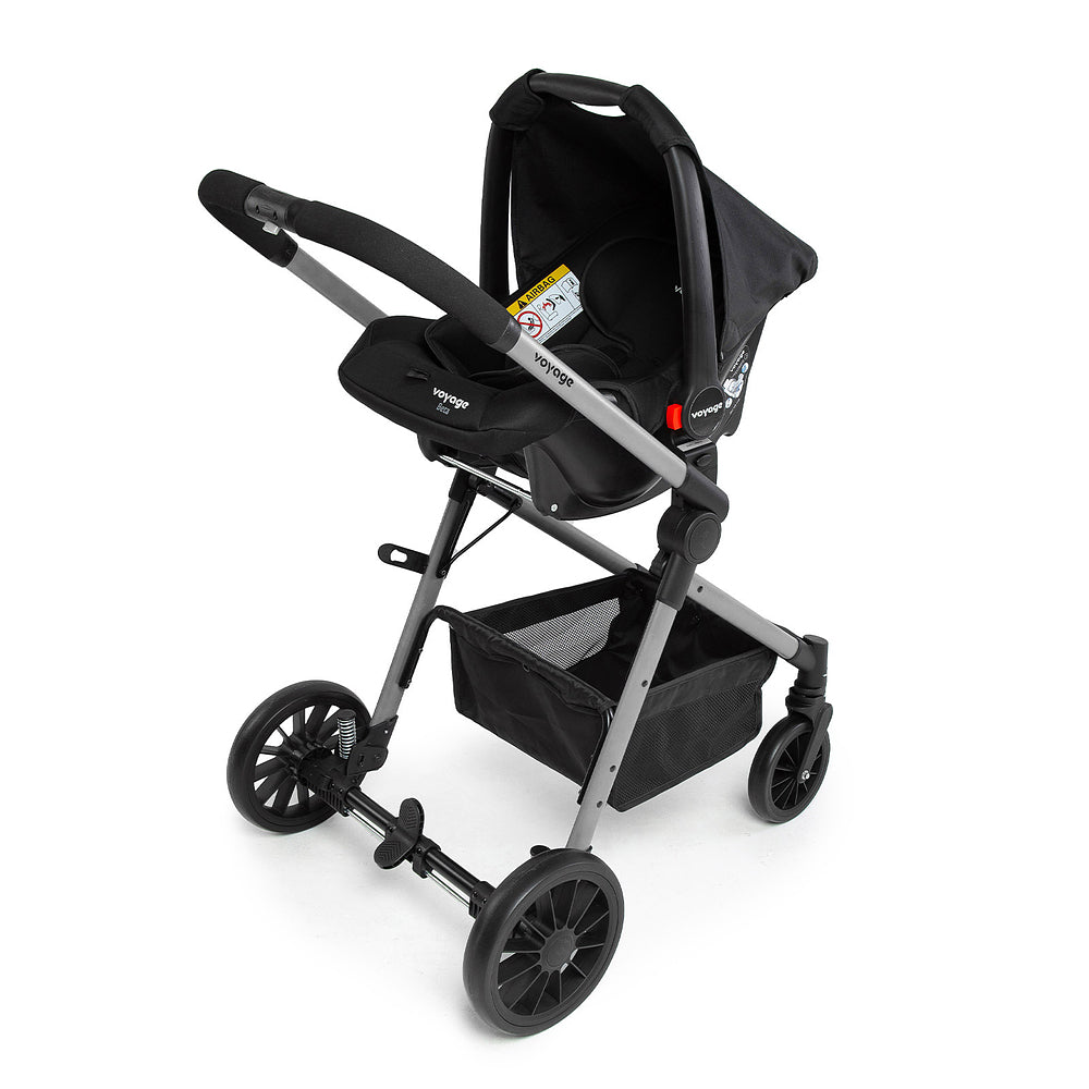 Travel System Prestige Duo ( Conjunto de Carrinho + Bebê Conforto) com Assento Removível