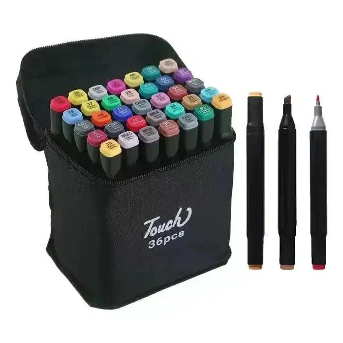 Caneta Marcadora Ponta Dupla Touch (+Bobbie Goods Brinde)