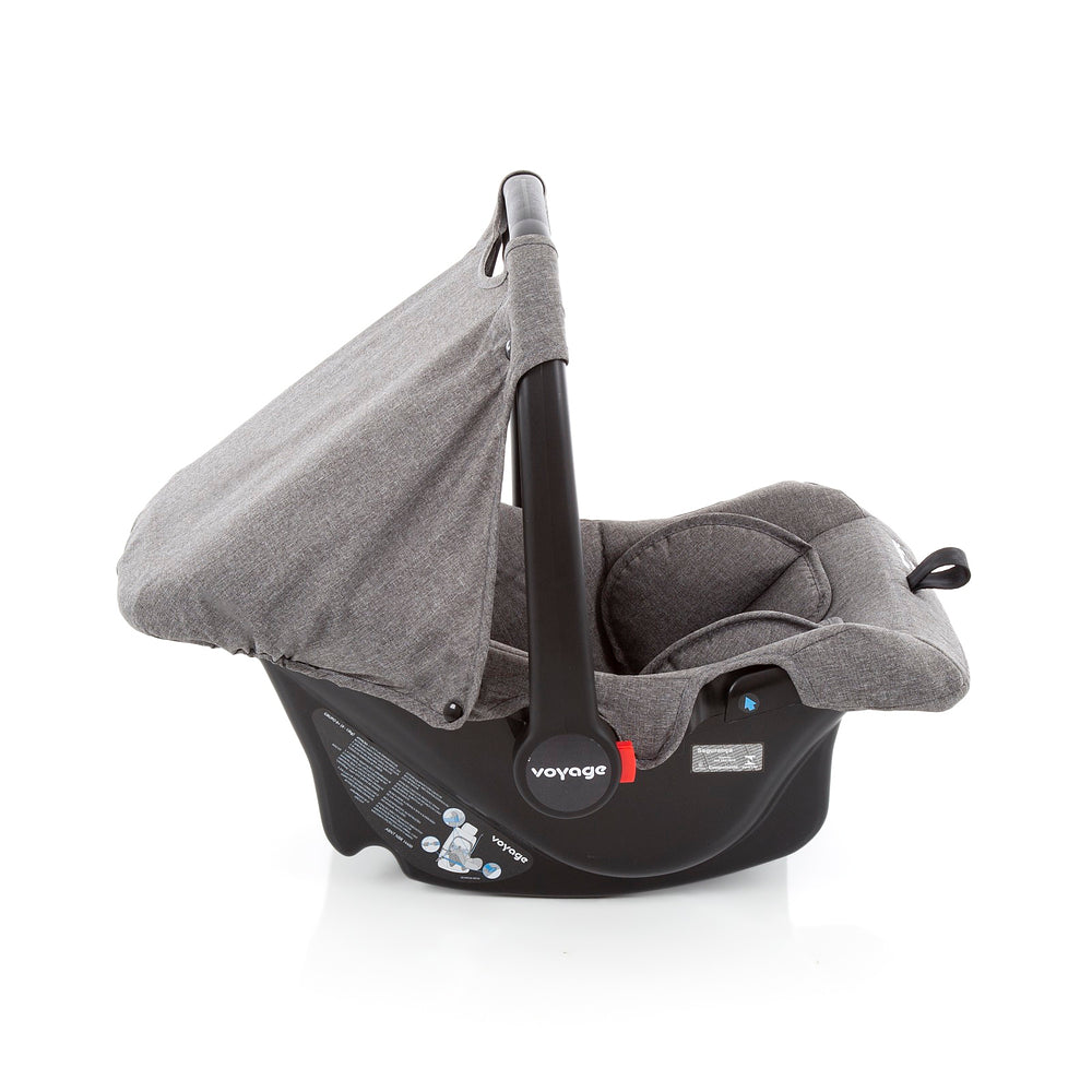 Travel System Delta Duo Pro (Conjunto de Carrinho 3 Rodas Reclinável + Bebê Conforto)