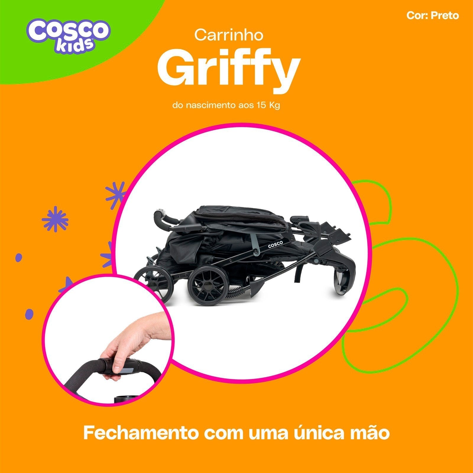 Carrinho de Bebê Griffy