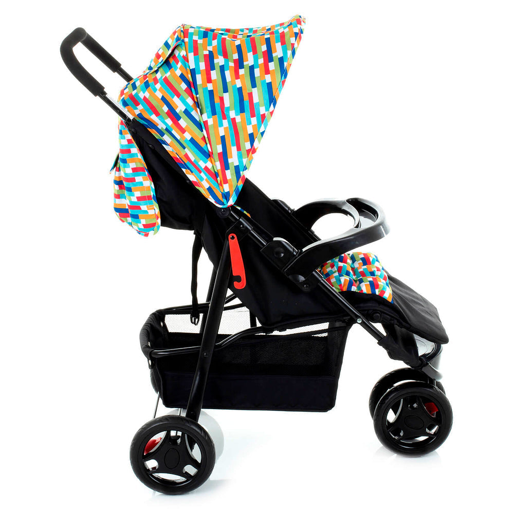 Travel System Delta Duo Pro (Conjunto de Carrinho 3 Rodas Reclinável + Bebê Conforto)