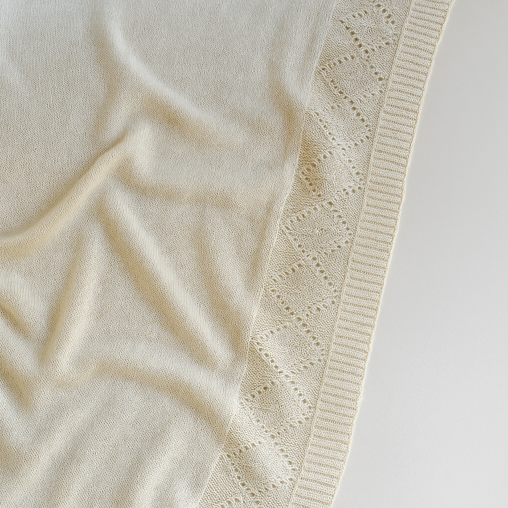 Kit Saída Maternidade 4 Peças Tricot Menina Flowers Amarelo