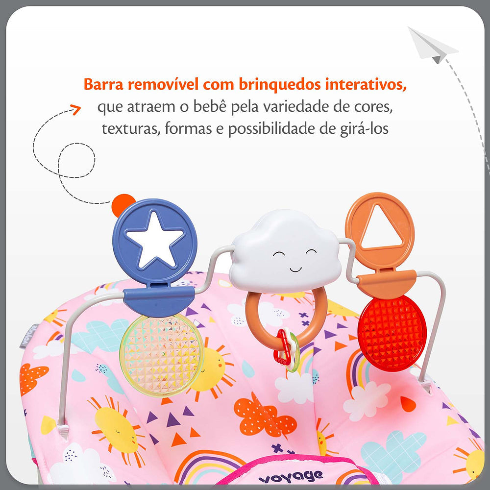 Cadeira de Descanso Bouncer Relax com Brinquedo