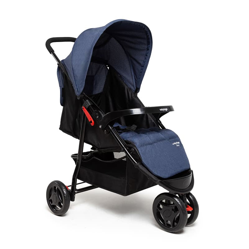Travel System Delta Duo Pro (Conjunto de Carrinho 3 Rodas Reclinável + Bebê Conforto)