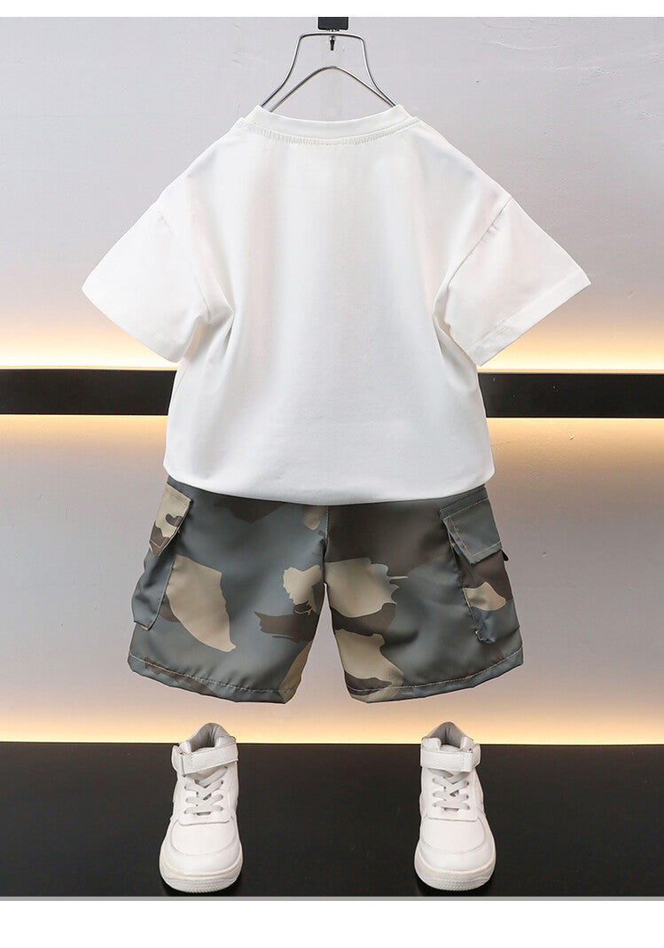 Conjunto Infantil Masculino Verão NW Camuflado