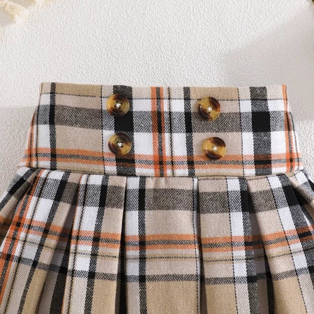 Conjunto Infantil Lacinho Xadrez